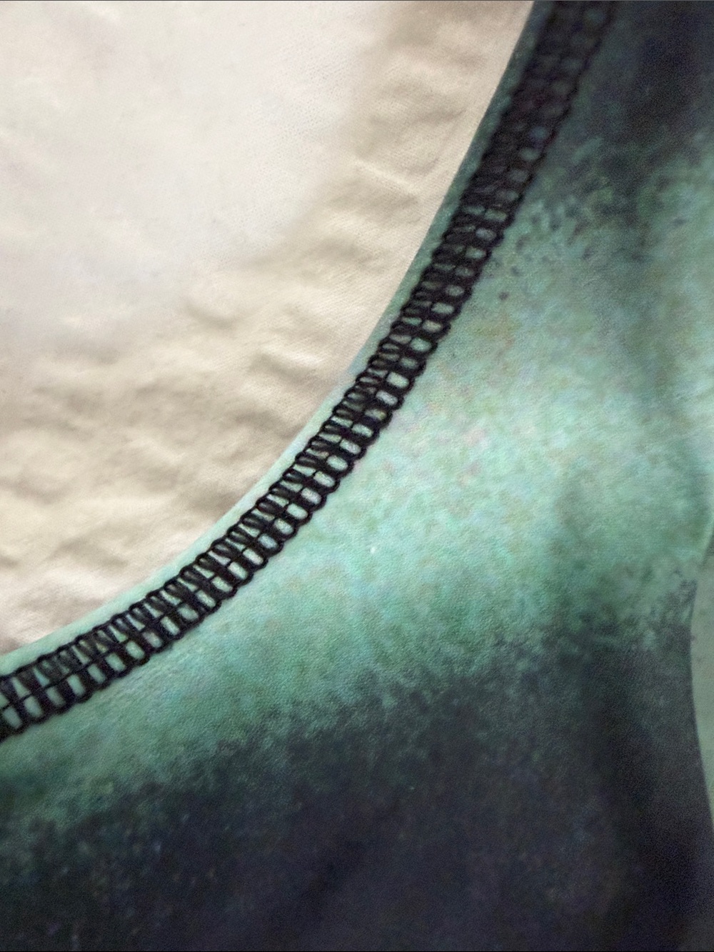 Stance Women's Dark Green Nebula Crop Tank Top - Picture 3 of 6
